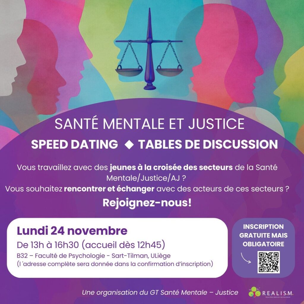 Affiche Santé Mentale et Justice