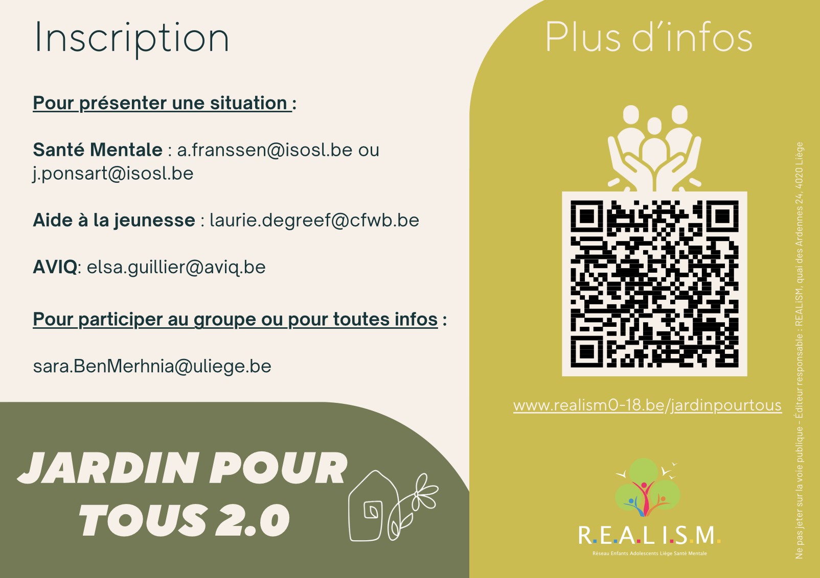 Folder Jardin pour tous 2.0 - verso